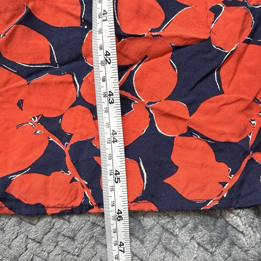 Gap Women's Strapless‎ Maxi Dress Small Red Floral Smocked Boho Beach Swim Cover - Picture 12 of 12